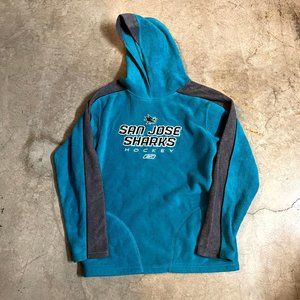 San Jose Sharks Reebok NHL Hockey Pullover Hoodie